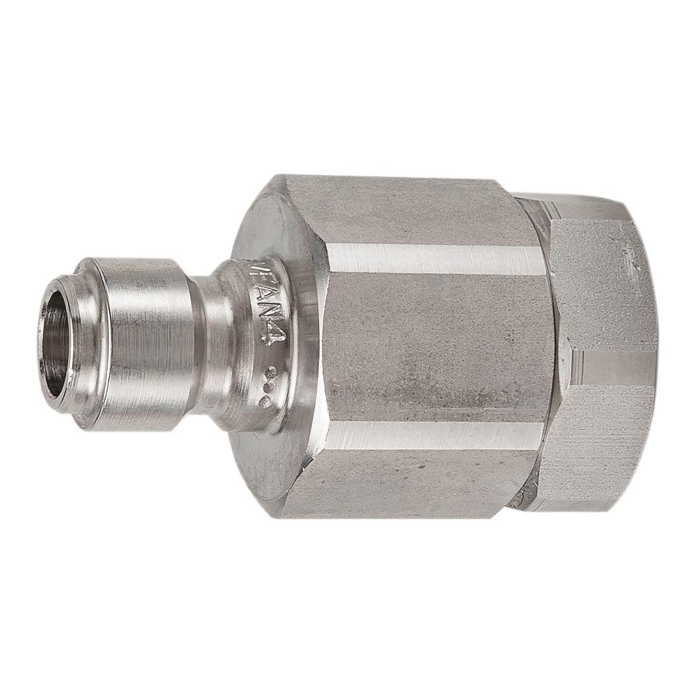 SVEAN4-4F 1/4 EA NIPPLE VALVED SST