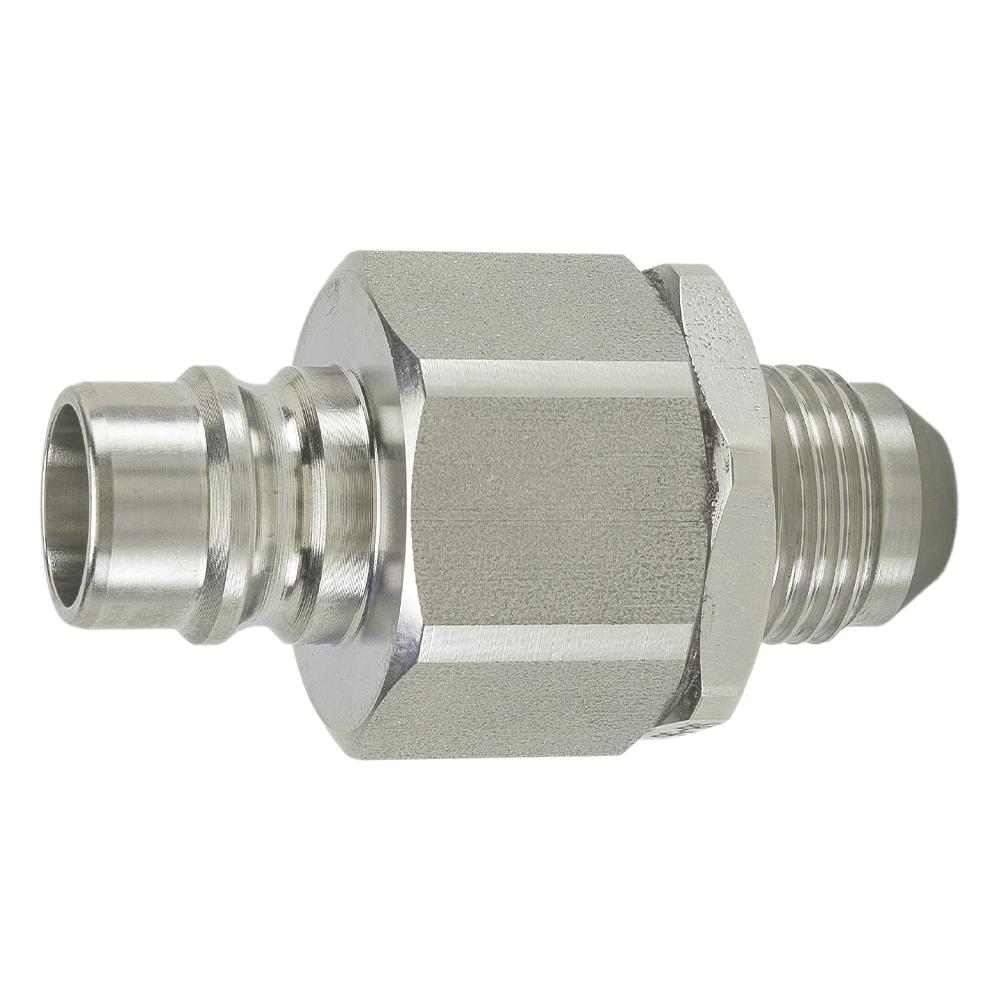 VHN4-4EM 1/4 H NIPPLE VALVED STEEL