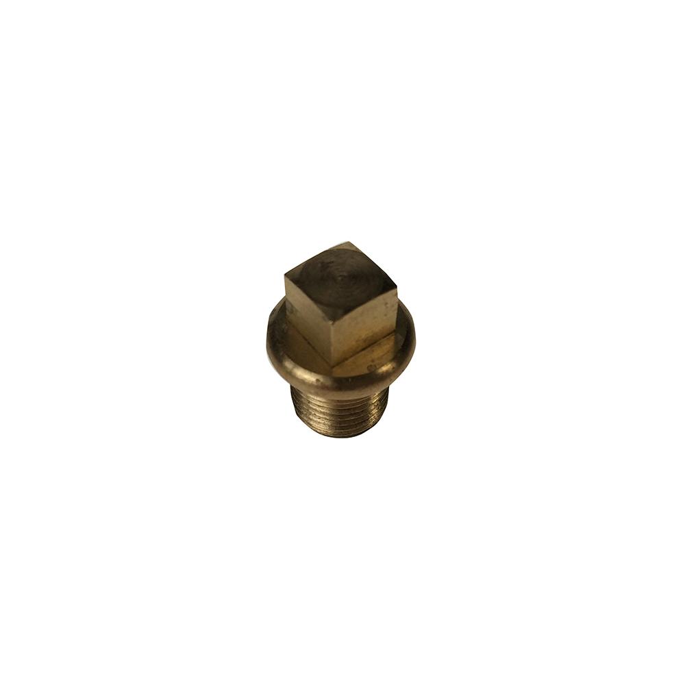 0209 21 00 BL'G PLUG 1/2"BSPT SQ HD BRASS
