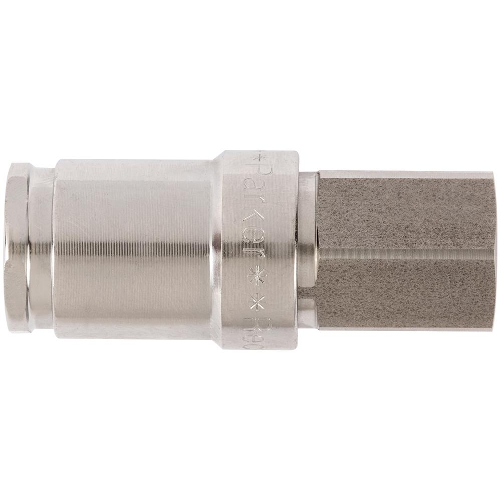 303KBIW13EVX CPL 1/4 FEMALE BSPP FKM SS