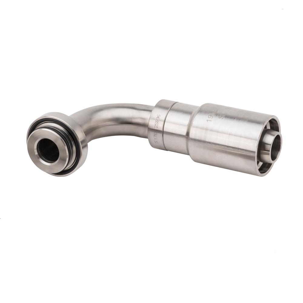 19WE3-16-8C 1/2" -16 Dual Seal 90° Fitting