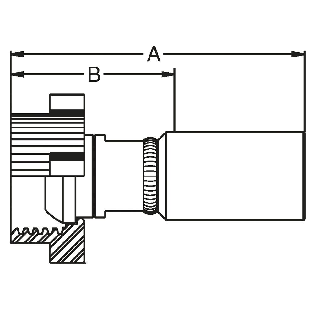1HETX-48-48-FLAT 3"HAMMER UNION WITH FMC NUT
