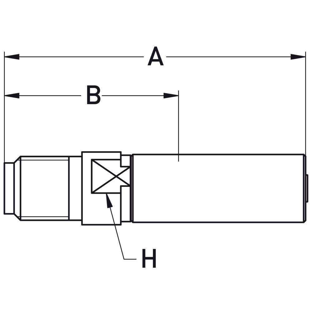 1YBTX-2-04-PL Prolance BSP male nozzle G 1/8