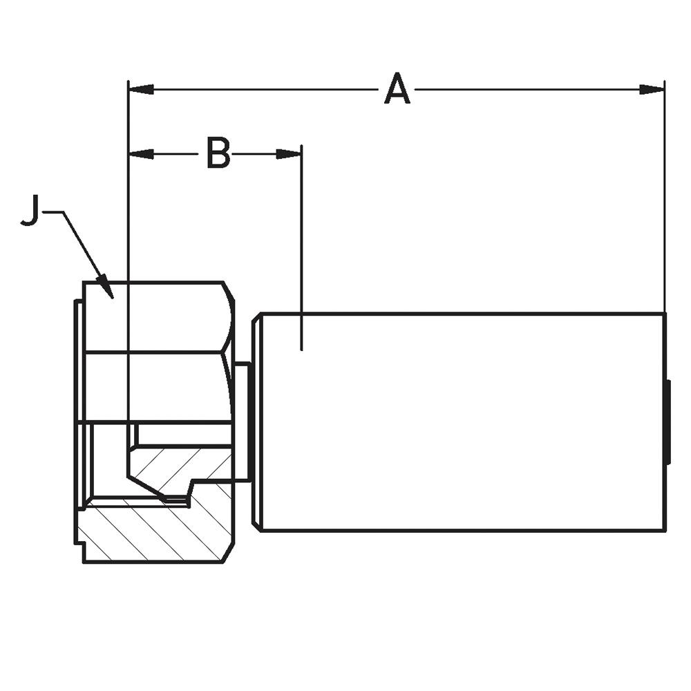 692LX-16-16C DK 60° KON. G 1" SW 41