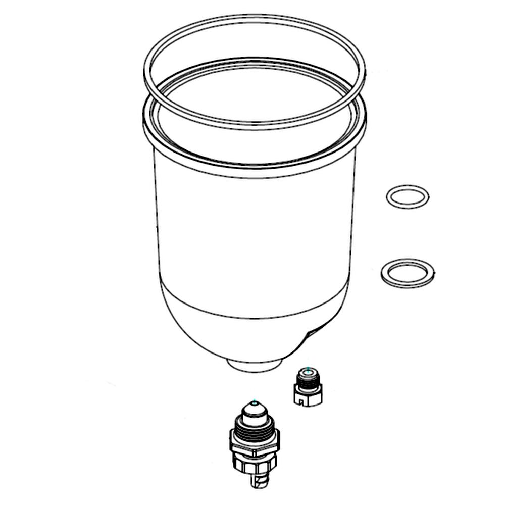 RK 11-1606-1 KIT,REPL BOWL-900/1000FG,CLEAR