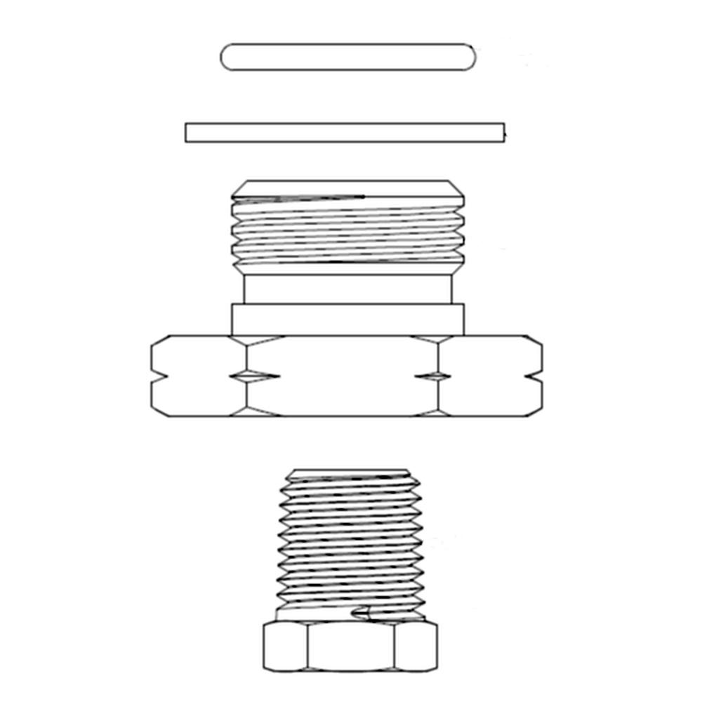 RK 11-1910 Complete Bowl Drain Fittig Kit