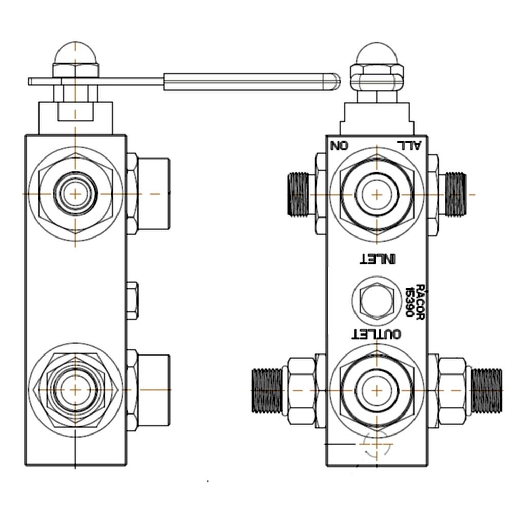 RK 15390 Replacement kit, valve-6 PNT