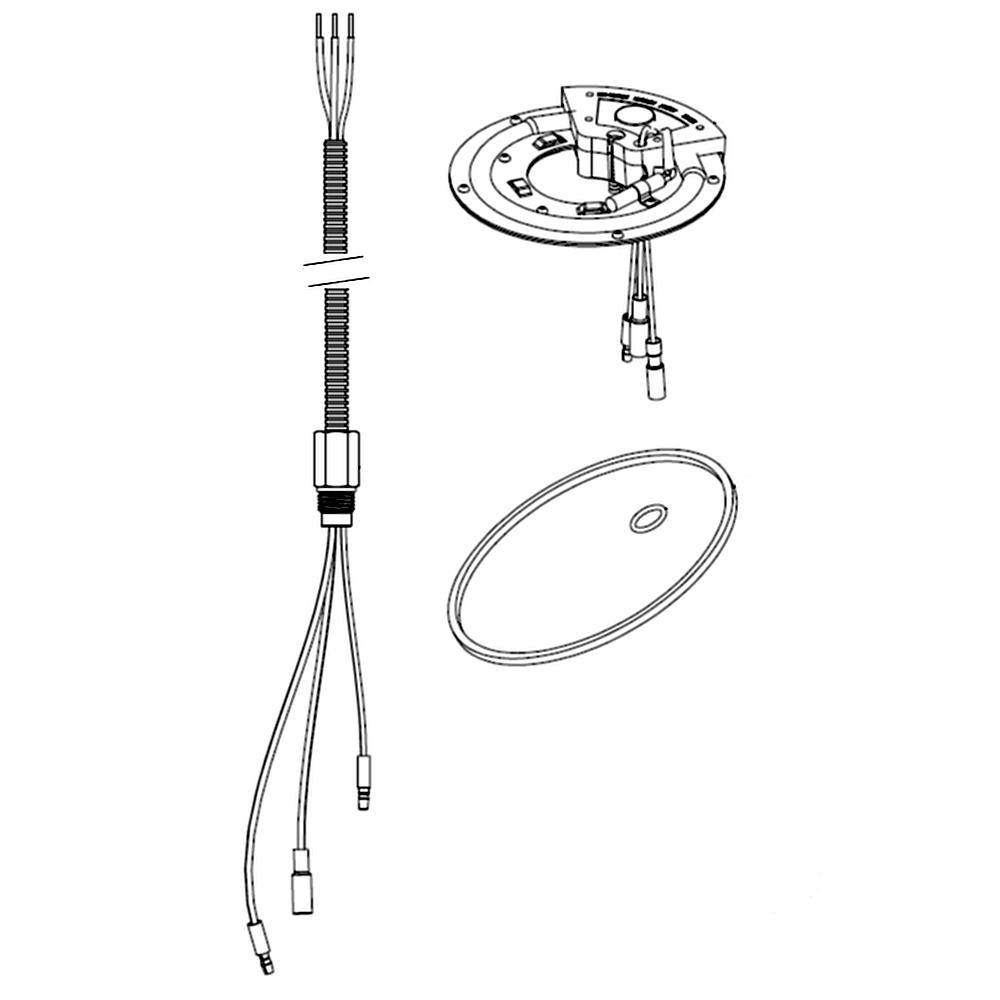 RK11-2016 REPL, KIT HEATER/FEEDTHRU 12V