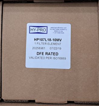 HP107L18-10MV Element de filtre HYPRO
