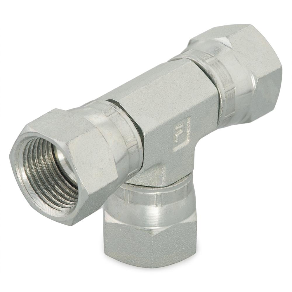 10 JX6-S T-Lok Swivel nut union tee