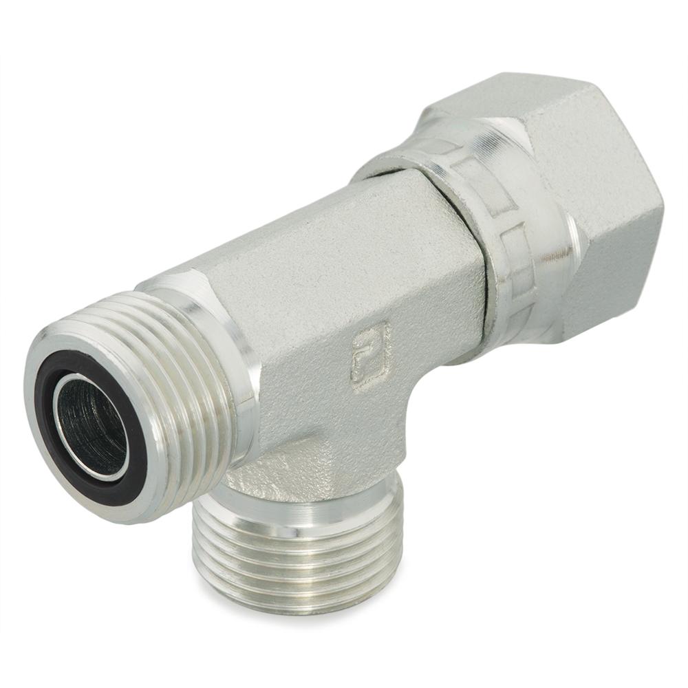 10 R6LO-S O-Lok Swivel nut run tee