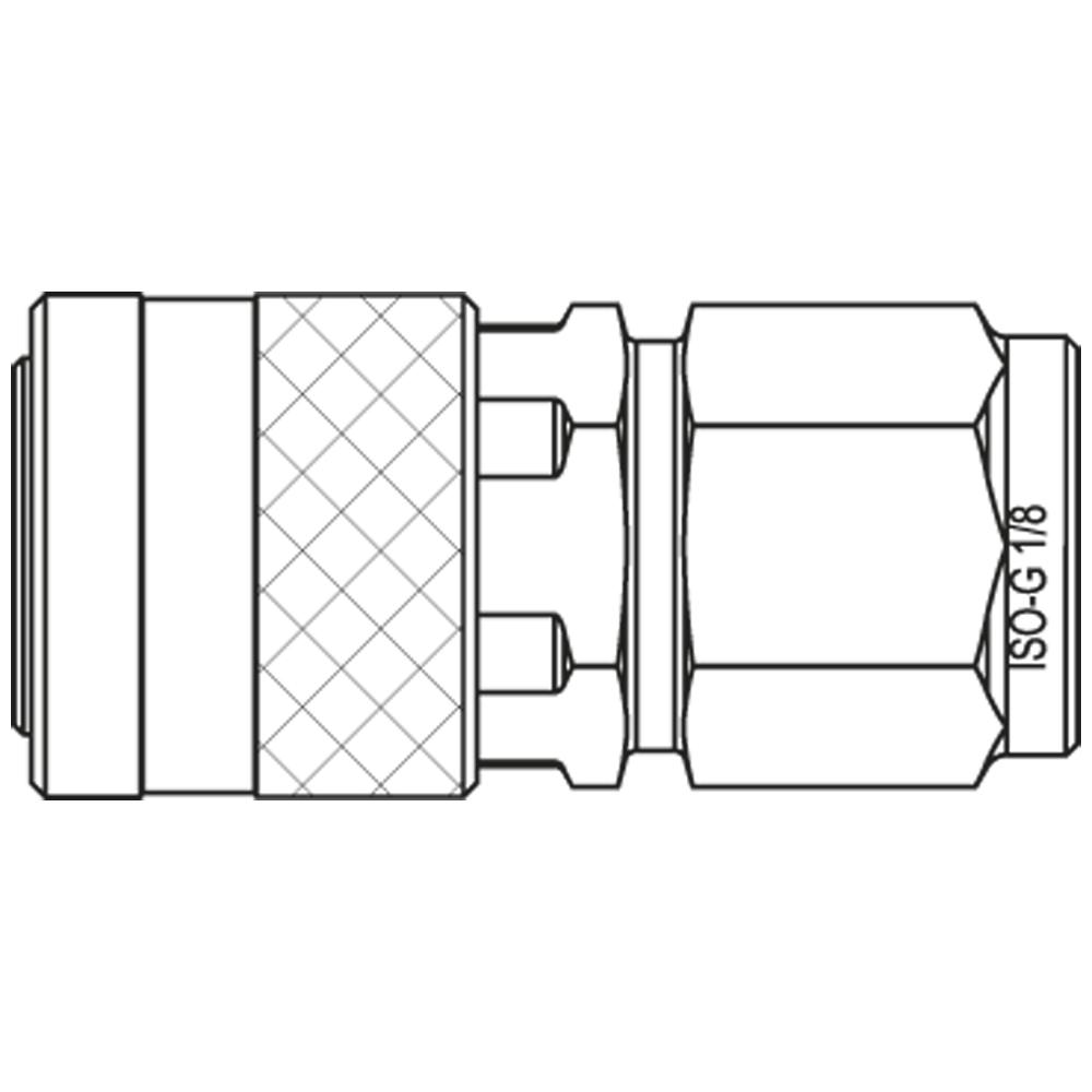1100KBIW10MPC COUPLING BODY FOR 2-WAY