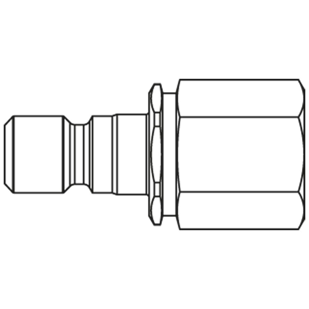 1300SBIW13EVX PLUG-IN NIPPLE, STAINLESS