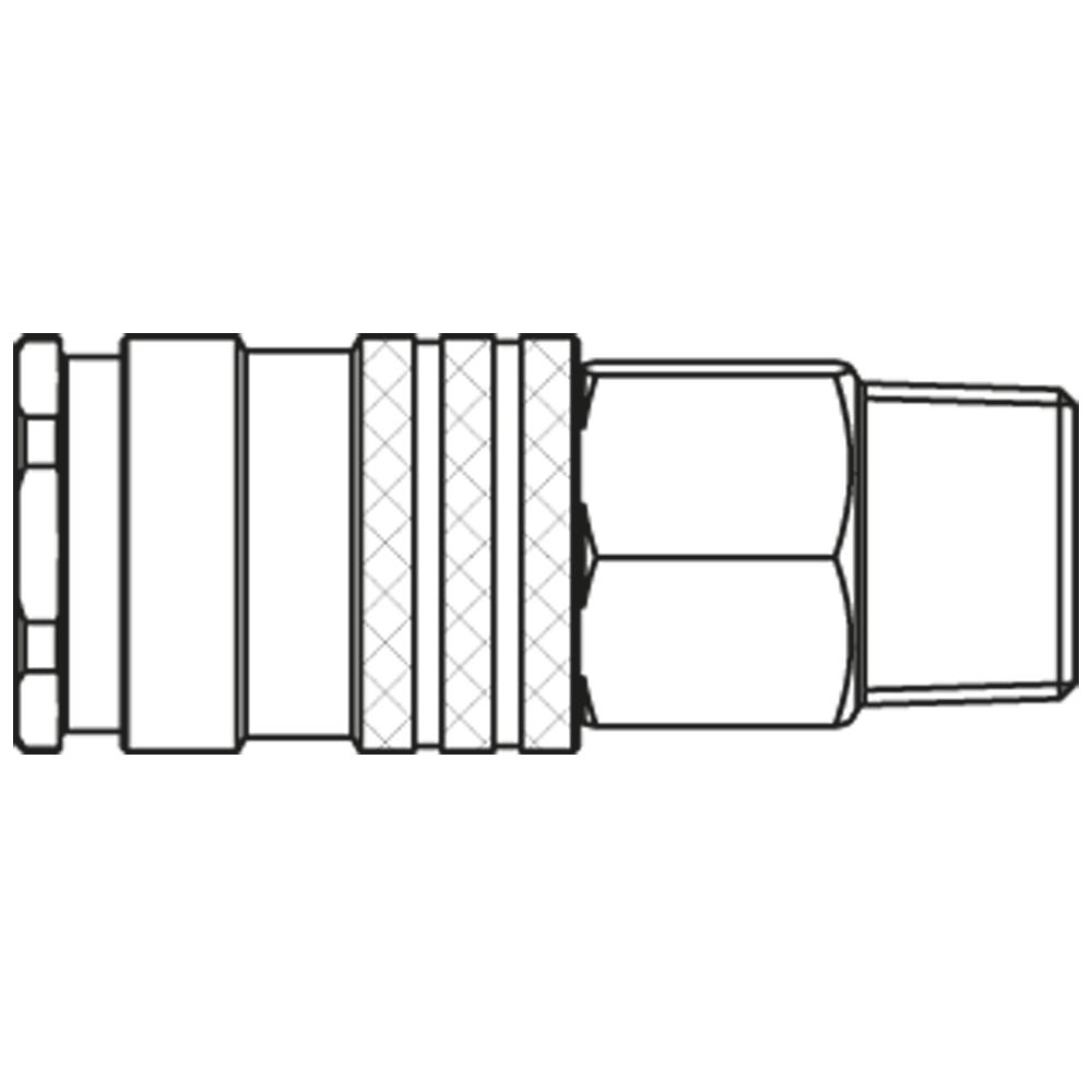 1800KAAW21EVX COUPLING BODY STAINLESS