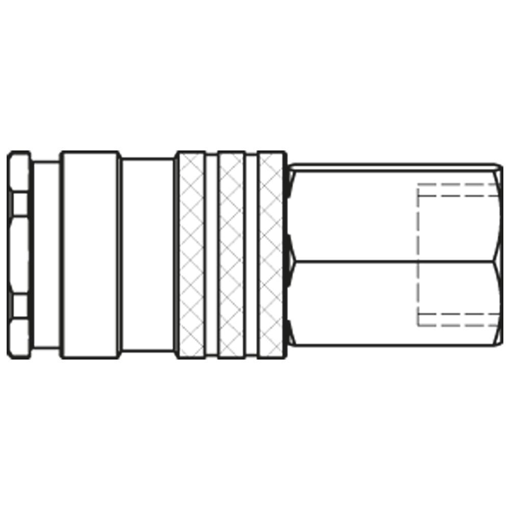 1800KAIW21EVX COUPLING BODY STAINLESS
