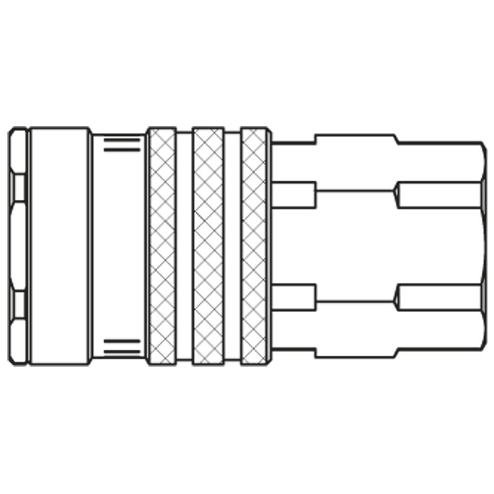 1800KBIW17EVX COUPLING BODY STAINLESS