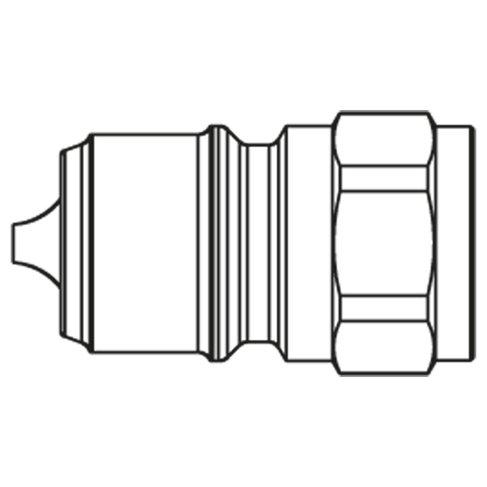 2320 RFV PLUG-IN NIPPLE, STAINLESS