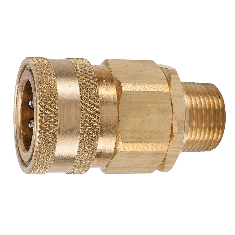 BVHC16-16M 1 H COUPLER VALVED BRASS