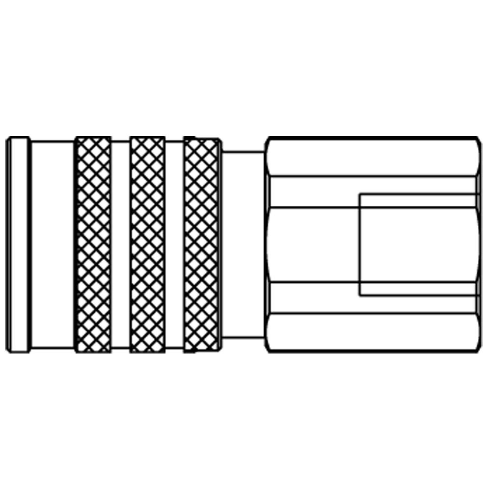 FEM-251-6FB FLATFACED COUPLING BODY