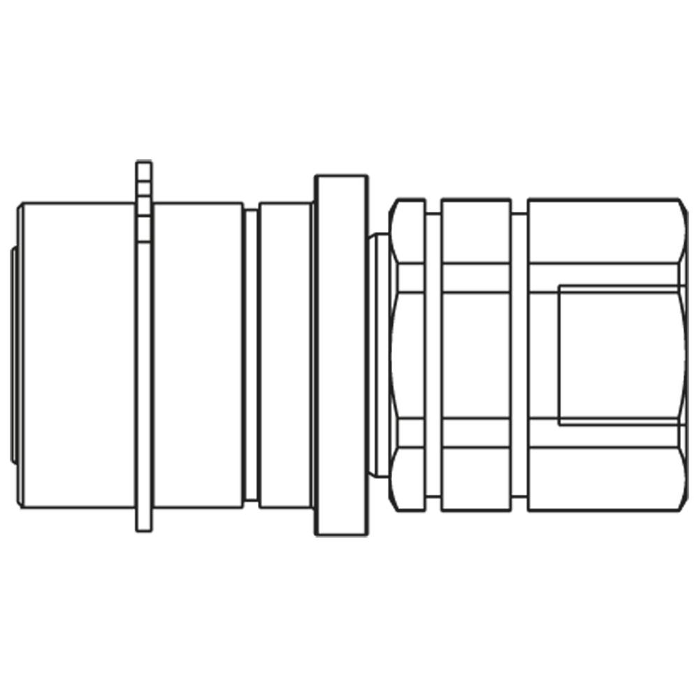 FEMP-251-6FB FLATFACED COUPLING BODY