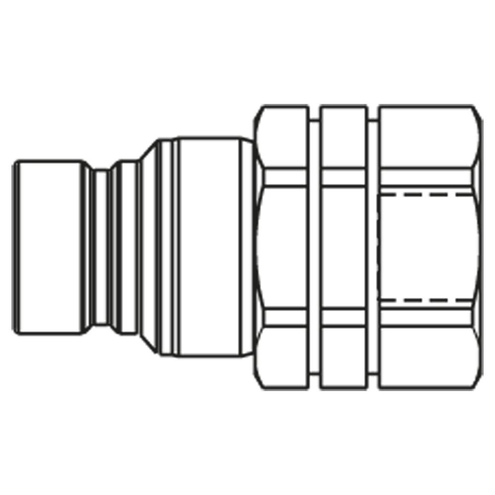IF3820 RV FLATFACED PLUG-IN NIPPLE