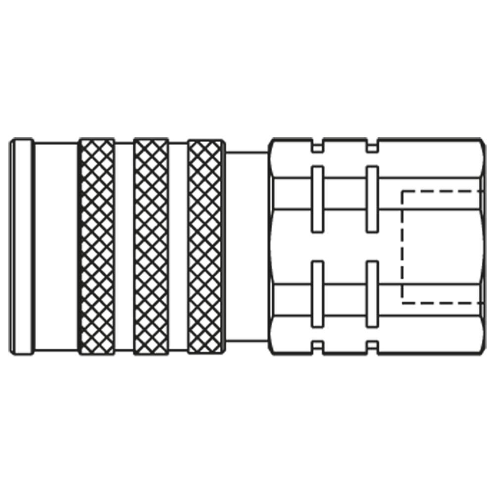 IF6310 RV FLATFACED COUPLING BODY