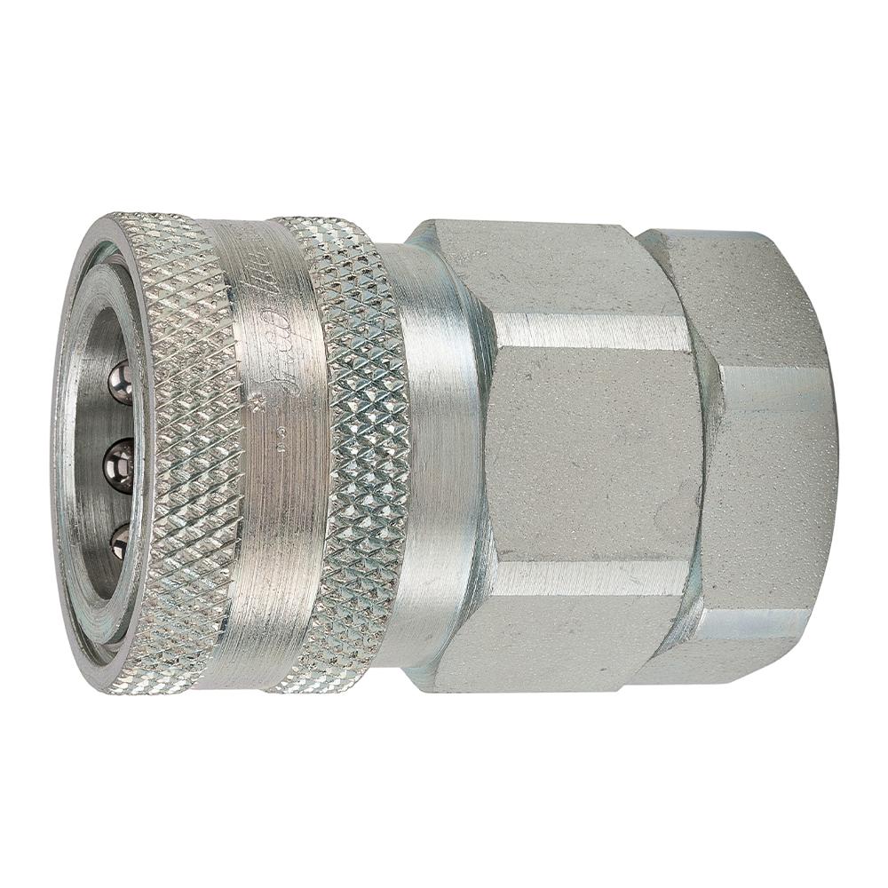 PHC24-24F 1 1/2 H COUPLER PLAIN STEEL