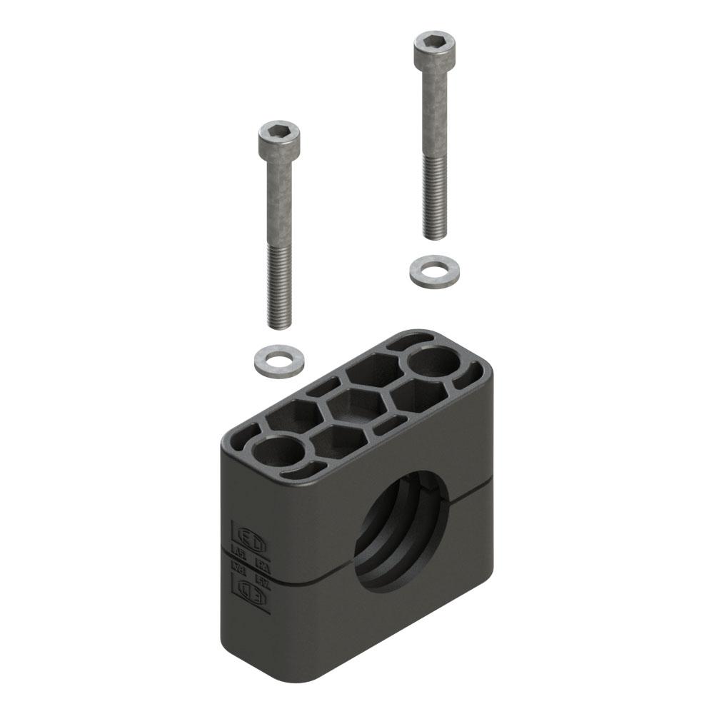 RAN14-216 TUBE CLAMP SERIES A POLYAMIDE