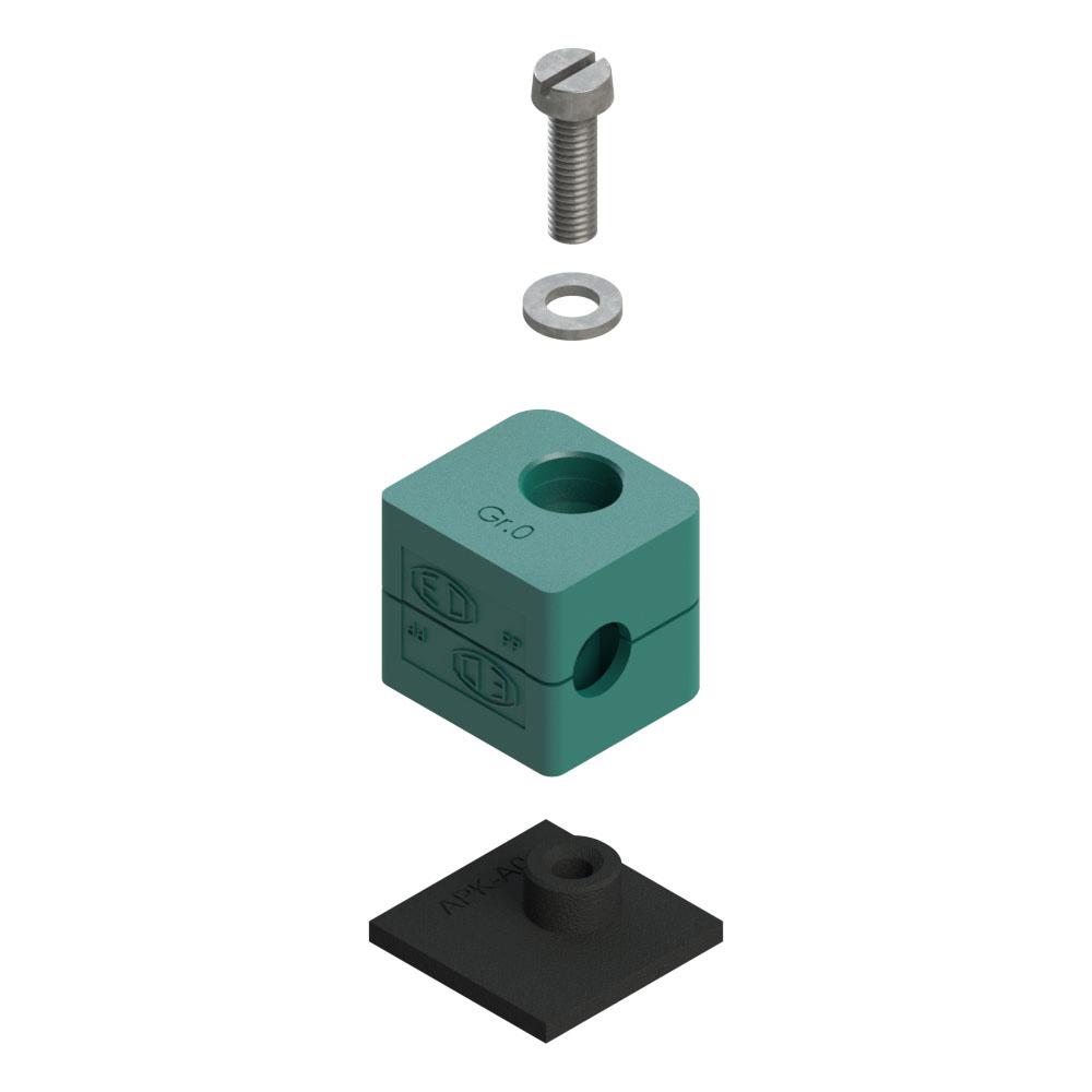 RAP1-010 TUBE CLAMP, SINGLE, SERIES A