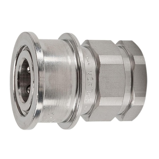 SPEAC4-4F 1/4 EA COUPLER PLAIN SST
