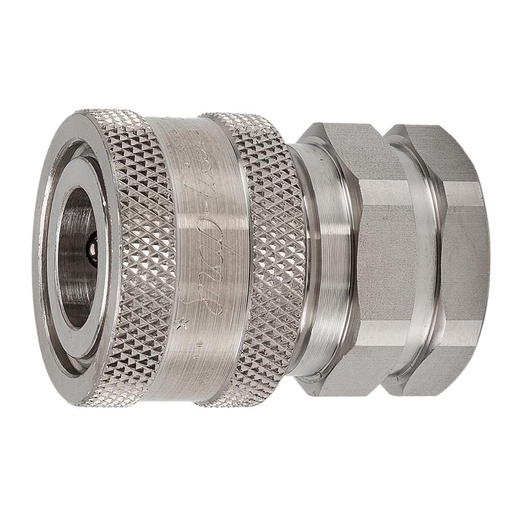SPHC4-4RP 1/4 H COUPLER PLAIN SST