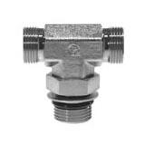 TEE06L7/16UNFOMDCF EO Adjust. locknut branch tee
