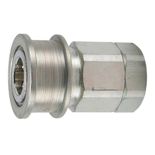 VEAC6-6F 3/8 EA COUPLER VALVED STEEL