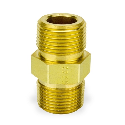 12-8 MHN-B MALE HEX NIPPLE