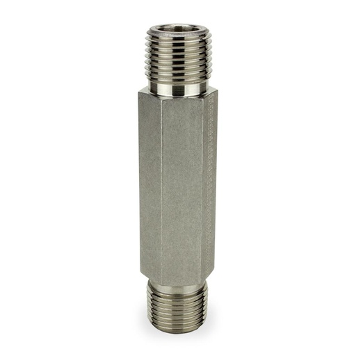 8-8 MHLN-SS 4.0 MALE HEX LONG NIPPLE