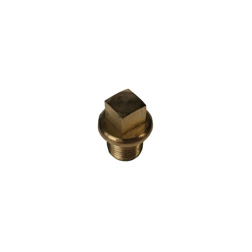 0209 21 00 BL'G PLUG 1/2"BSPT SQ HD BRASS