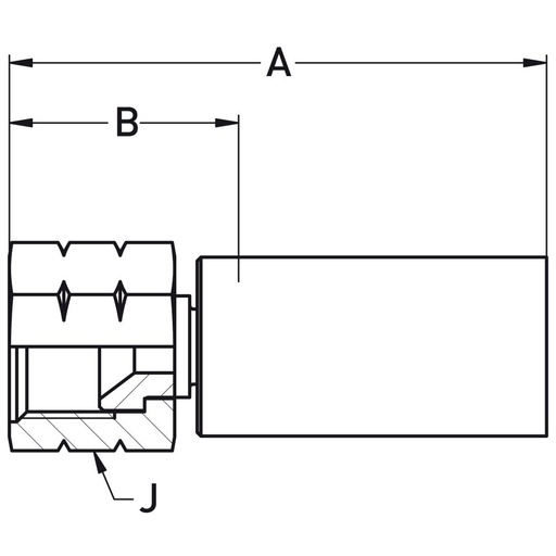 1068X-6-06 JIC 37° KON. 9/16-18 UNF UM