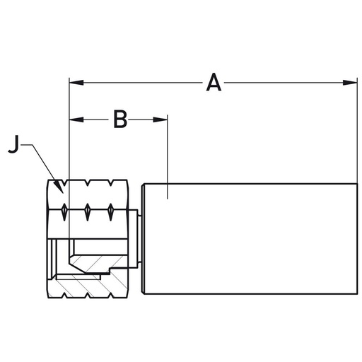 1078X-4-04 60° CONE 1/4-18 NPSM NUT