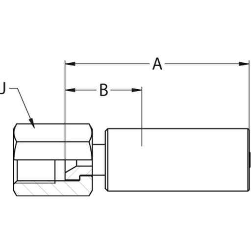 16Y2X-4-025 9/16-18 UNF FEM SWIVEL 1/4 HP