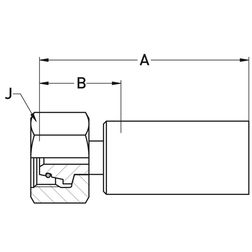 1C95X-16-08 DKO-S 24° CONE M 24x1.5