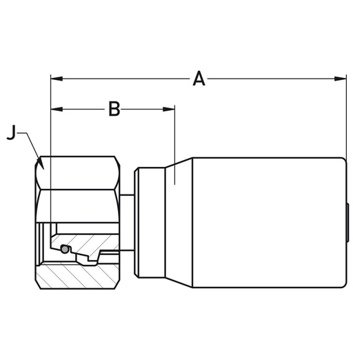 1C9BL-16-06 DKO-S 24° CONE M 24 X 1.5 SW30