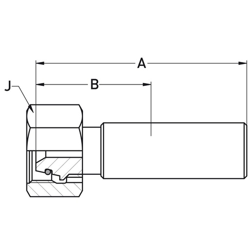 1C9TX-16-03W DKO-S 24° CONE M 24X1.5 NUT