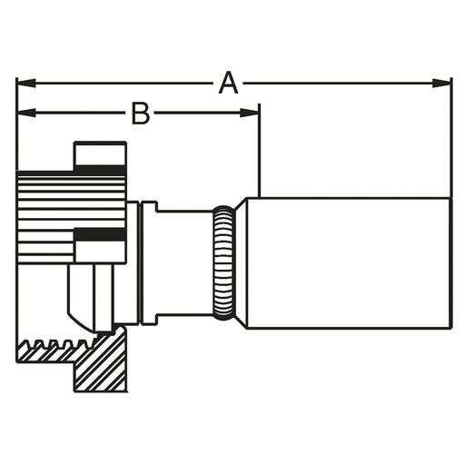 1HE5X-48-48-FLAT 3"HAMMER UNION WITH STANDARD