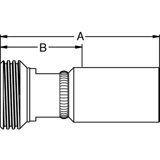 1HNBL-32-32 2"HAMMER UNION THREADED END
