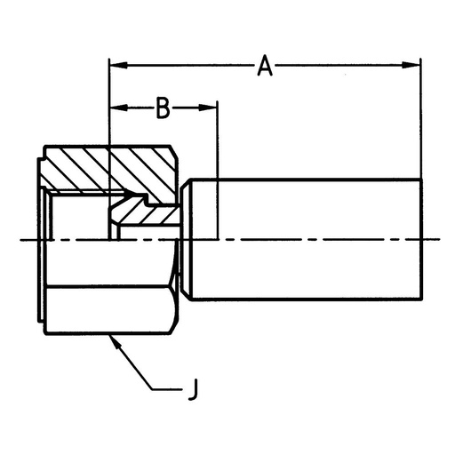 1U0NX-24-20 BSP Female  G 1 1/2" Ballnose