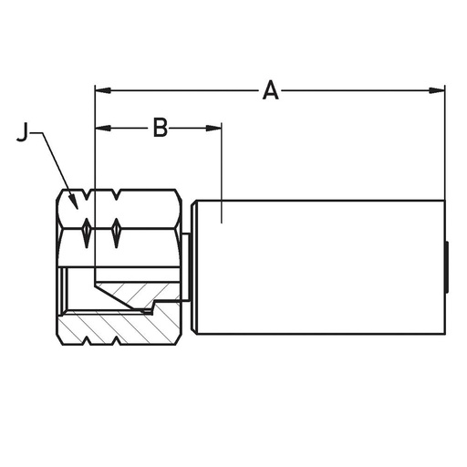 6AYLX-6-2AC DK 59° KON. 9/16-18 UNF UM
