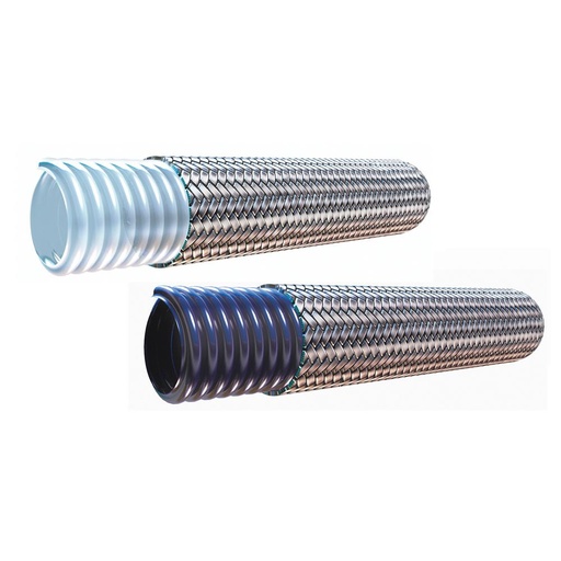 939-12 WITHE CONVOLUTED PTFE HOSE