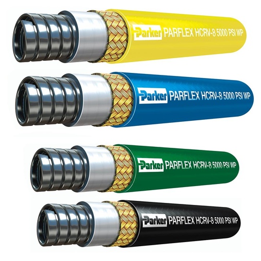 HCRV-16-BLU 1" 5000psi HCR hose with SS