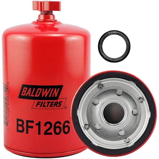 BF1266 Fuel Filter, Spin-on / Drain