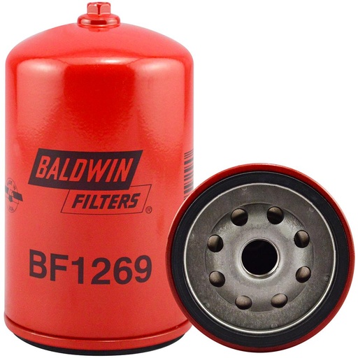 BF1269 Fuel Filter, Spin-on / Drain
